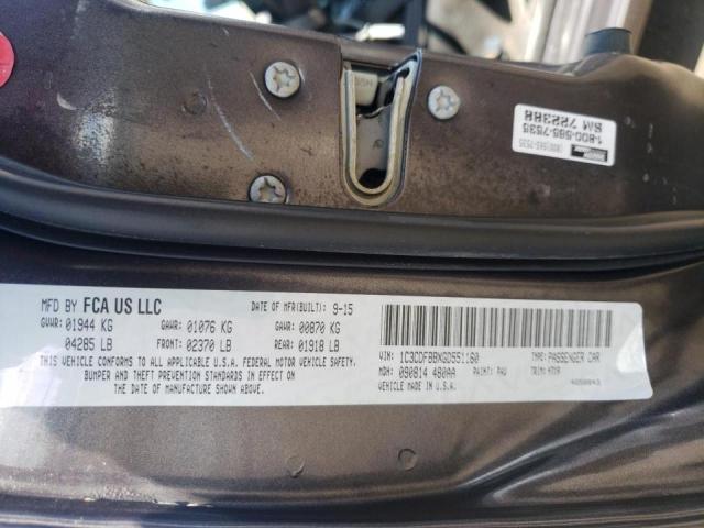 Photo 10 from auction – 2016 DODGE DART SXT with VIN 1C3CDFBBXGD551160