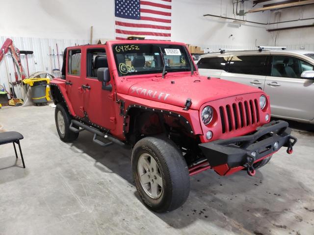 JEEP WRANGLER U 2015 with VIN 1C4BJWEGXFL642652 - Photo from auction