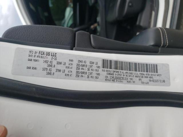 Photo 10 from auction – 2016 JEEP GRAND CHER with VIN 1C4RJEBG5GC351314