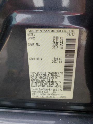 Photo 10 from auction – 2013 NISSAN ALTIMA 2.5 with VIN 1N4AL3AP3DN440575