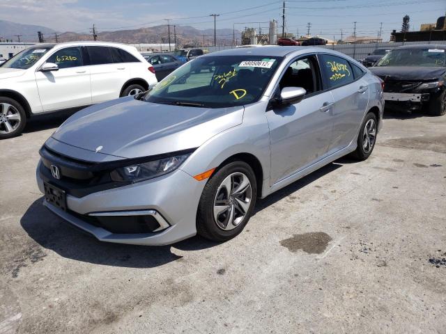 Photo 2 from auction – 2020 HONDA CIVIC LX with VIN 19XFC2F68LE211581