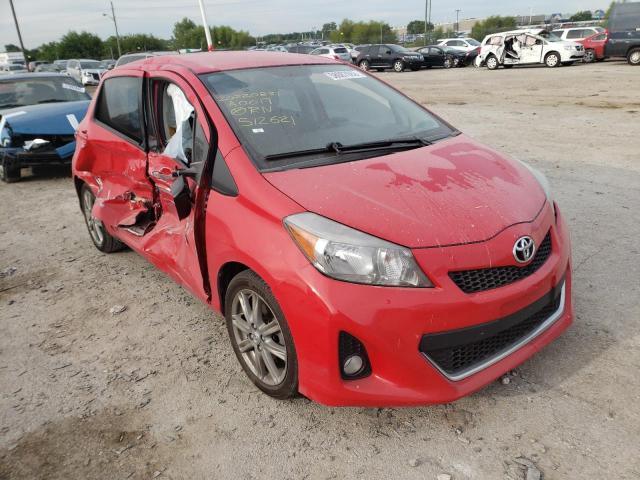 TOYOTA YARIS 2012 with VIN JTDKTUD33CD512621 - Photo from auction