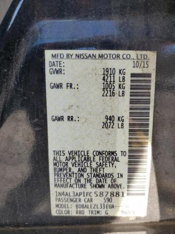 Photo 10 from auction – 2015 NISSAN ALTIMA 2.5 with VIN 1N4AL3AP1FC587881