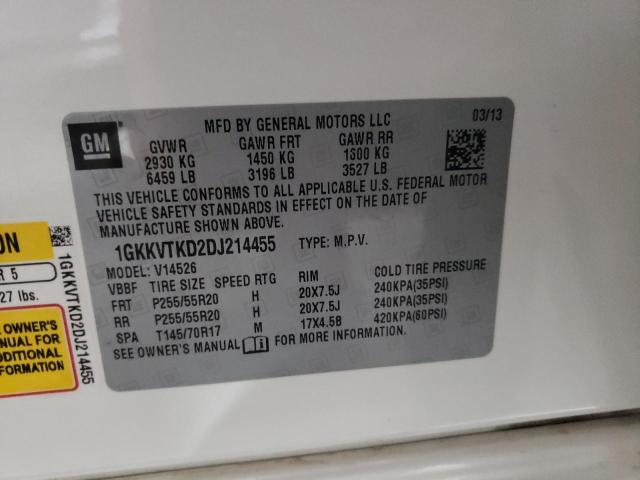 Photo 10 from auction – 2013 GMC ACADIA DEN with VIN 1GKKVTKD2DJ214455