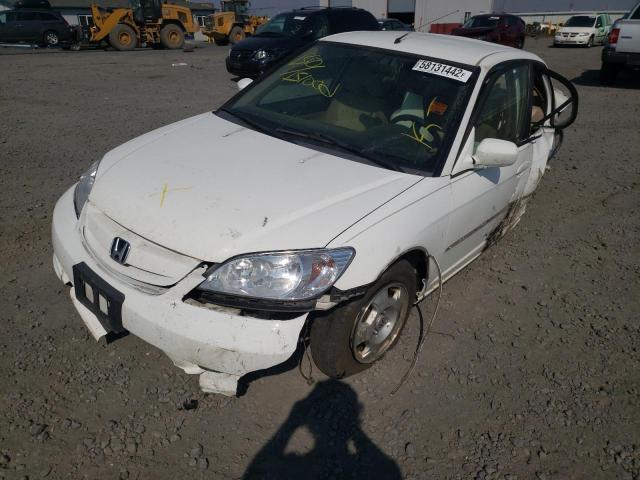 Photo 2 from auction – 2004 HONDA CIVIC HYBR with VIN JHMES956X4S009136