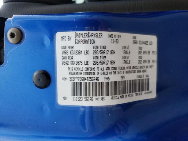 Photo 10 from auction – 2004 CHRYSLER PT CRUISER with VIN 3C8FY78G84T256746