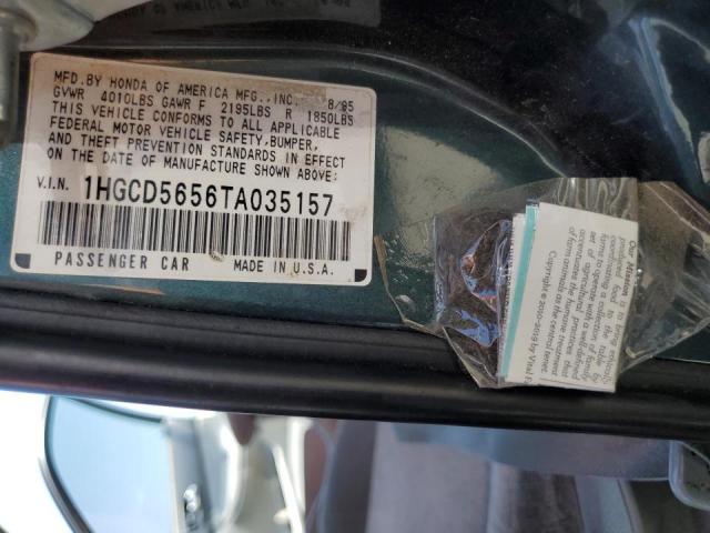 Photo 10 from auction – 1996 HONDA ACCORD EX with VIN 1HGCD5656TA035157