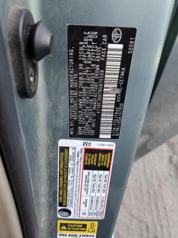 Photo 10 from auction – 2011 TOYOTA CAMRY BASE with VIN 4T1BF3EK7BU615509
