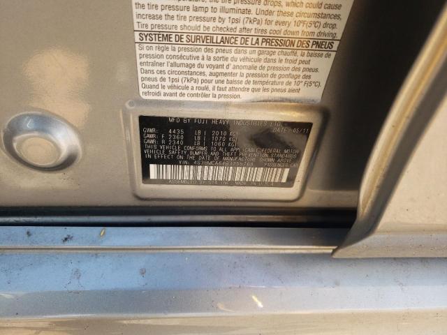 Photo 10 from auction – 2011 SUBARU LEGACY 2.5 with VIN 4S3BMCA64B3255768