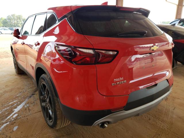 Photo 3 from auction – 2020 CHEVROLET BLAZER 2LT with VIN 3GNKBCRS7LS577508