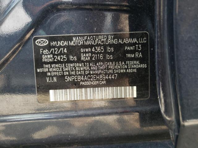 Photo 10 from auction – 2014 HYUNDAI SONATA GLS with VIN 5NPEB4AC2EH894447