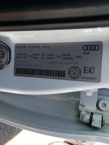 Photo 10 from auction – 2017 AUDI S3 PRESTIG with VIN WAUF1GFFXH1021176