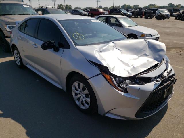 TOYOTA COROLLA LE 2021 with VIN JTDEPMAE7MJ184825 - Photo from auction