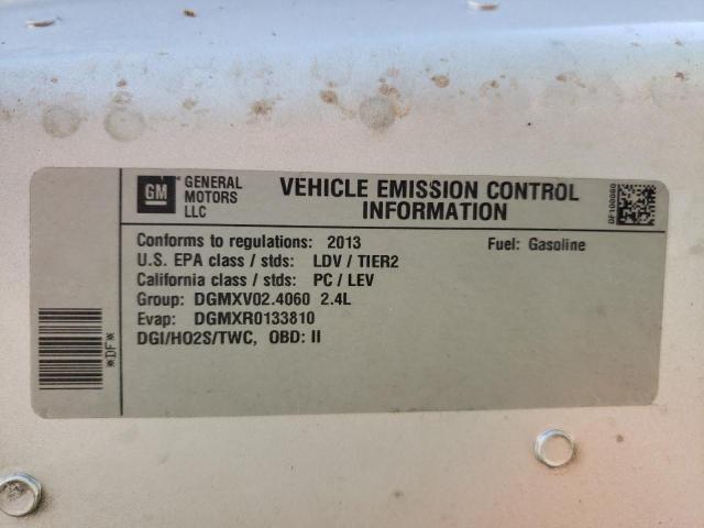 Photo 10 from auction – 2013 CHEVROLET MALIBU 2LT with VIN 1G11F5RR5DF100060