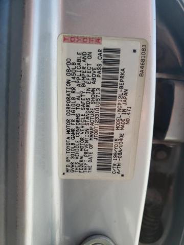 Photo 10 from auction – 2001 TOYOTA ECHO with VIN JTDBT123310105713