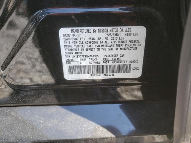 Photo 10 from auction – 2017 INFINITI Q50 PREMIU with VIN JN1EV7AP1HM744385