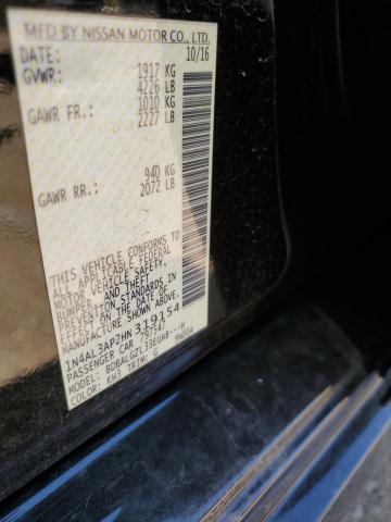 Photo 10 from auction – 2017 NISSAN ALTIMA with VIN 1N4AL3AP2HN319154