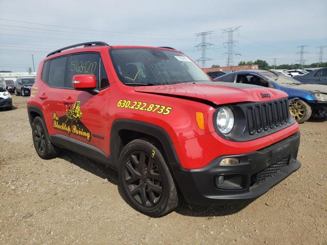 JEEP RENEGADE L 2017 with VIN ZACCJABB0HPF21529 - Photo from auction