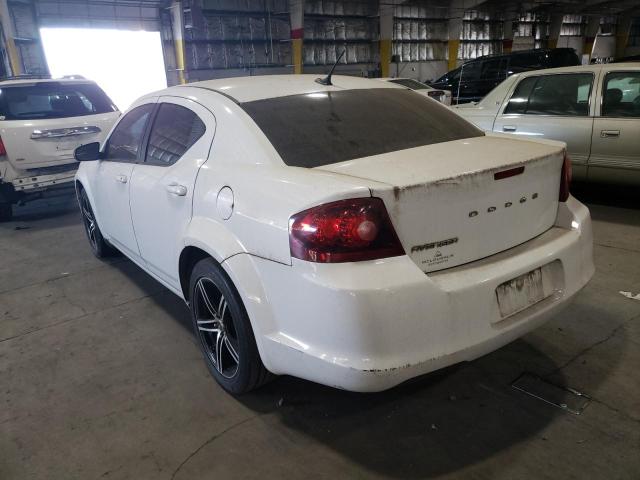 Photo 3 from auction – 2013 DODGE AVENGER SE with VIN 1C3CDZAB6DN589610