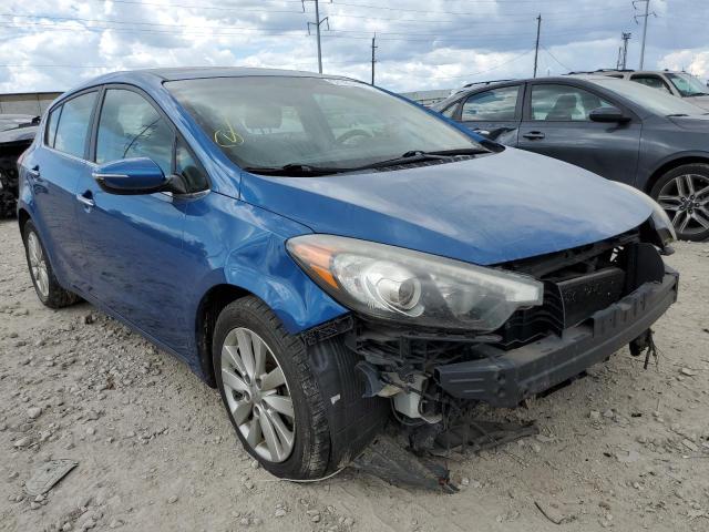 KIA FORTE EX 2014 with VIN KNAFX5A88E5218993 - Photo from auction
