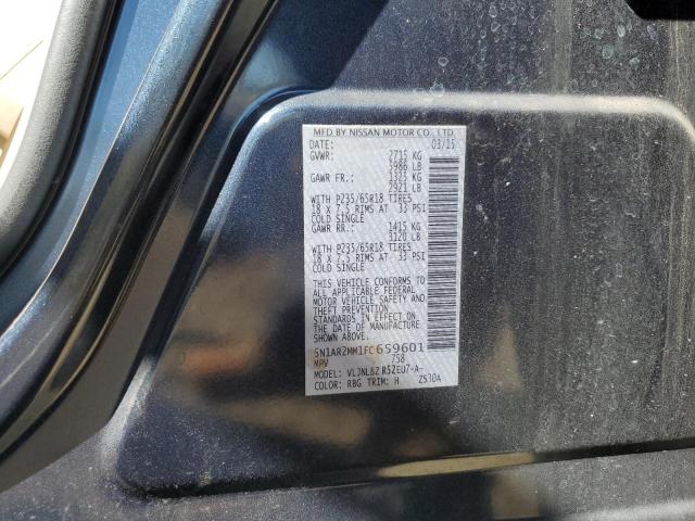 Photo 10 from auction – 2015 NISSAN PATHFINDER with VIN 5N1AR2MM1FC659601