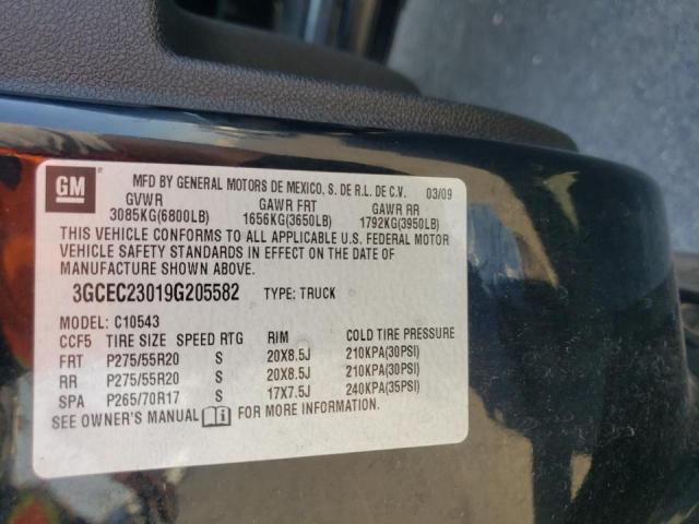 Photo 10 from auction – 2009 CHEVROLET SILVERADO with VIN 3GCEC23019G205582