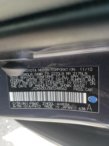 Photo 10 from auction – 2011 TOYOTA PRIUS with VIN JTDKN3DU3B0248562