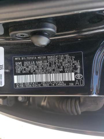 Photo 10 from auction – 2014 TOYOTA COROLLA L with VIN 2T1BURHE4EC169064