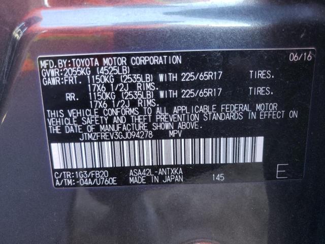 Photo 10 from auction – 2016 TOYOTA RAV4 LE with VIN JTMZFREV3GJ094278
