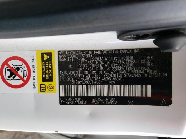 Photo 10 from auction – 2012 LEXUS RX 350 with VIN 2T2BK1BA9CC148667