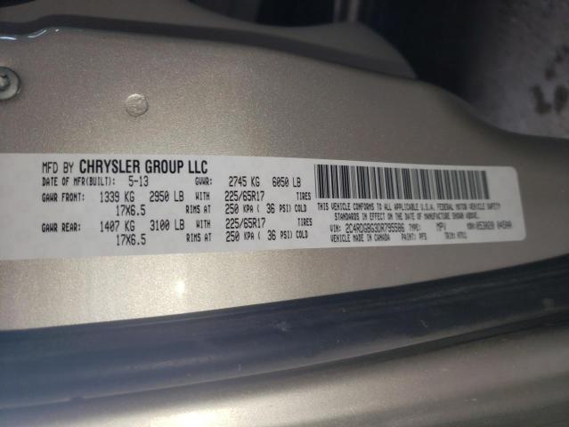 Photo 10 from auction – 2013 DODGE GRAND CARA with VIN 2C4RDGBG3DR795586