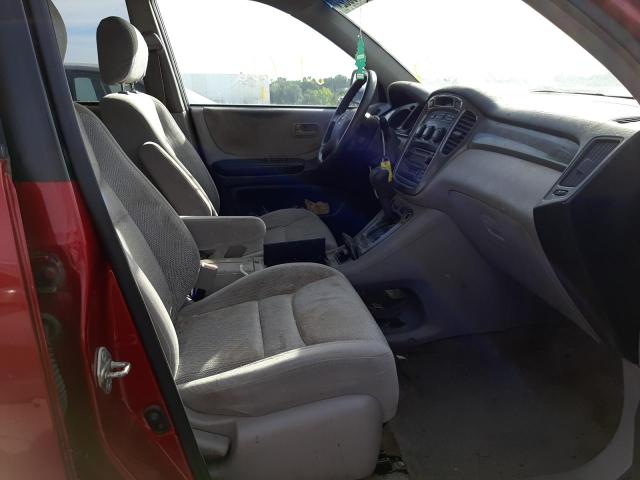 Photo 5 from auction – 2003 TOYOTA HIGHLANDER with VIN JTEGD21AX30053374