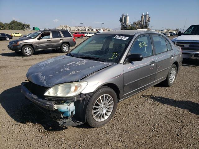 Photo 2 from auction – 2005 HONDA CIVIC DX with VIN 2HGES16465H526587