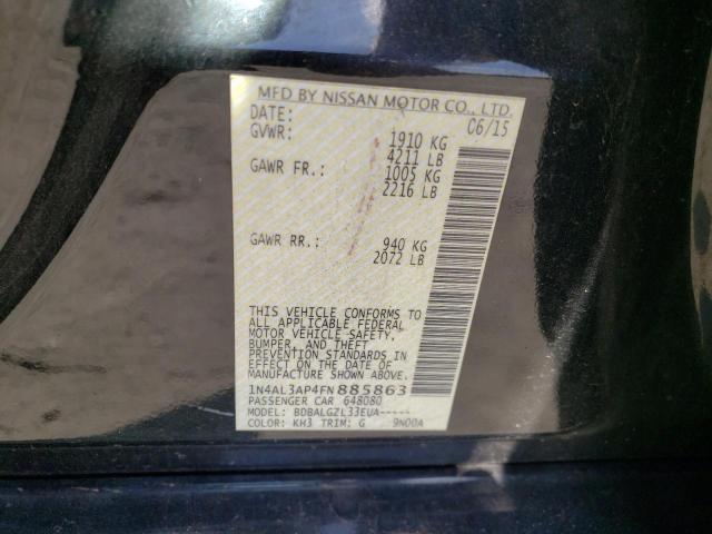 Photo 10 from auction – 2015 NISSAN ALTIMA 2.5 with VIN 1N4AL3AP4FN885863