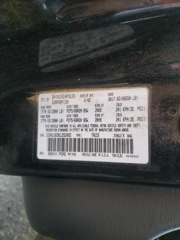 Photo 10 from auction – 2002 DODGE RAM 1500 with VIN 1D3HU18Z02J252092