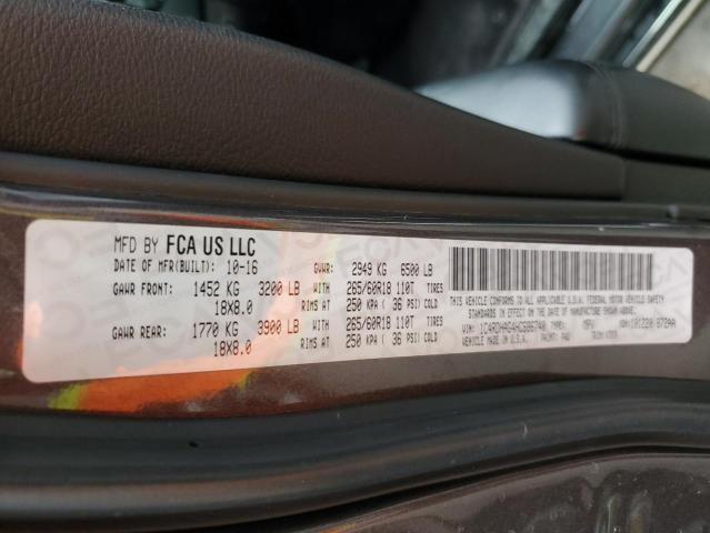 Photo 10 from auction – 2017 DODGE DURANGO SX with VIN 1C4RDHAG4HC686740