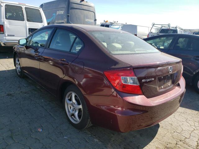 Photo 3 from auction – 2012 HONDA CIVIC EX with VIN 19XFB2F88CE384148
