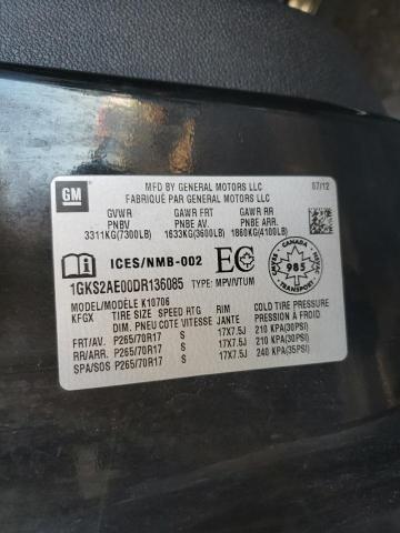 Photo 10 from auction – 2013 GMC YUKON SLE with VIN 1GKS2AE00DR136085
