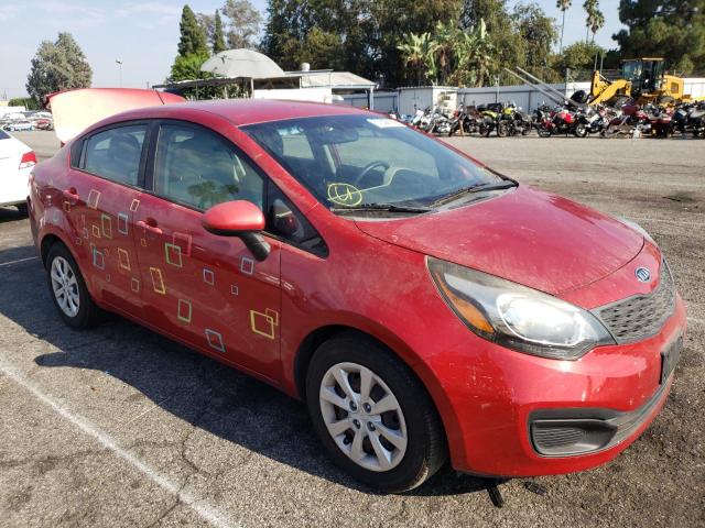 KIA RIO LX 2013 with VIN KNADM4A36D6130581 - Photo from auction