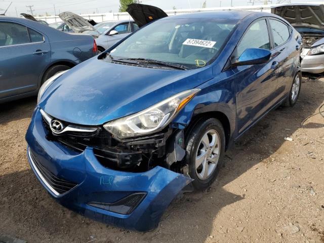 Photo 2 from auction – 2014 HYUNDAI ELANTRA SE with VIN KMHDH4AE2EU182016