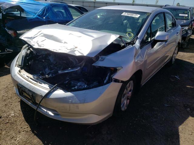Photo 2 from auction – 2012 HONDA CIVIC LX with VIN 19XFB2F54CE105364