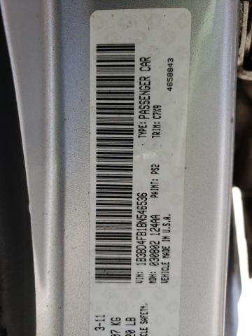 Photo 10 from auction – 2011 DODGE AVENGER EX with VIN 1B3BD4FB1BN546536