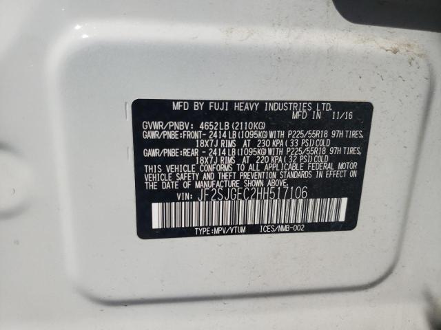 Photo 10 from auction – 2017 SUBARU FORESTER 2 with VIN JF2SJGEC2HH517106