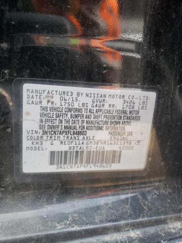 Photo 10 from auction – 2015 NISSAN VERSA S with VIN 3N1CN7APXFL948603