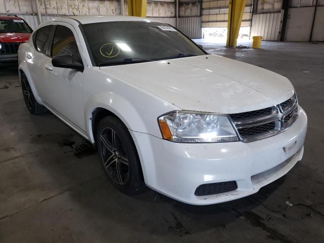 DODGE AVENGER SE 2013 with VIN 1C3CDZAB6DN589610 - Photo from auction