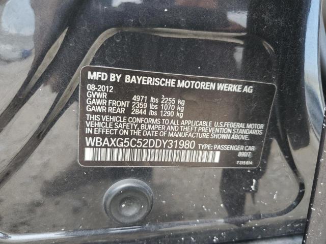 Photo 10 from auction – 2013 BMW 528 I with VIN WBAXG5C52DDY31980