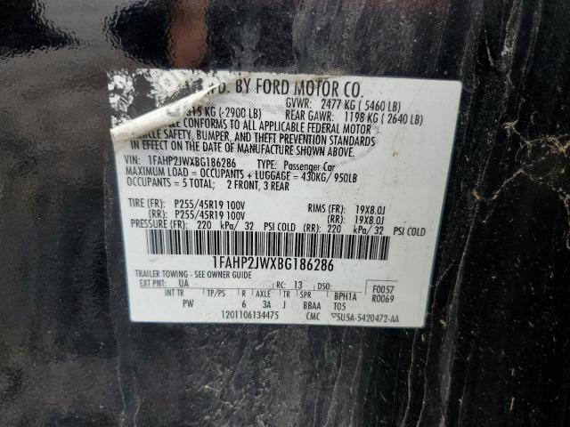 Photo 10 from auction – 2011 FORD TAURUS LIM with VIN 1FAHP2JWXBG186286