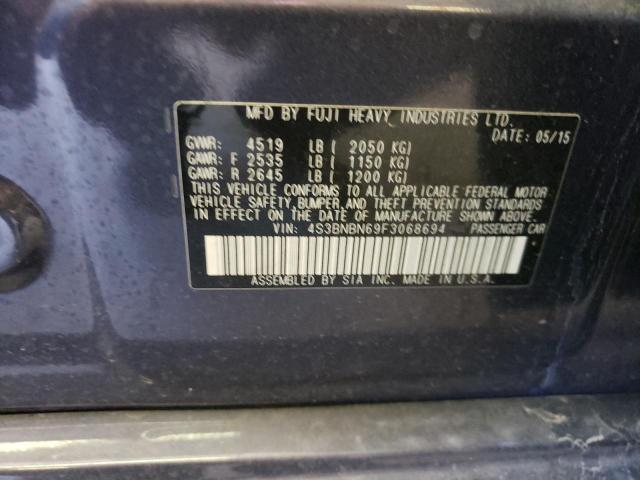 Photo 10 from auction – 2015 SUBARU LEGACY 2.5 with VIN 4S3BNBN69F3068694