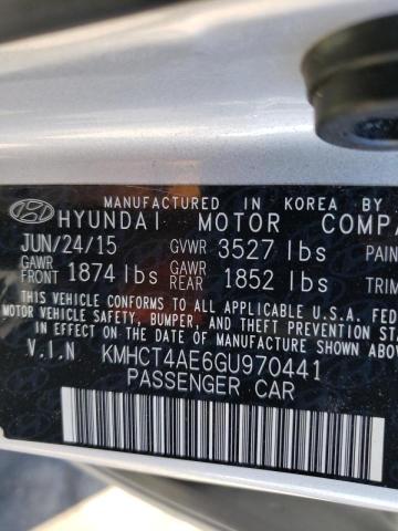 Photo 10 from auction – 2016 HYUNDAI ACCENT SE with VIN KMHCT4AE6GU970441