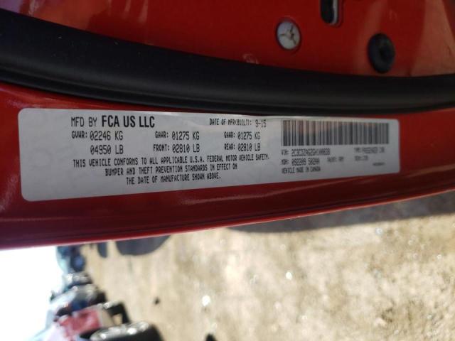 Photo 10 from auction – 2016 DODGE CHALLENGER with VIN 2C3CDZAG2GH100838